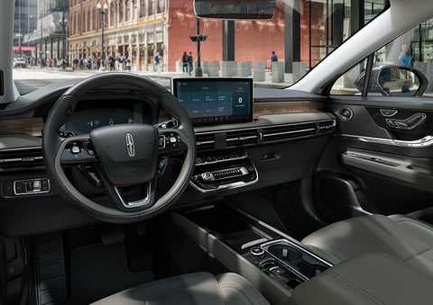 The interior dashboard of 2024 Lincoln Corsair® SUV is shown here. | Preston Lincoln in Hurlock MD