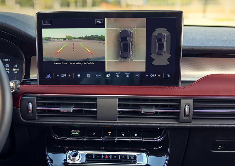The large center touchscreen of a 2024 Lincoln Corsair® SUV is shown. | Preston Lincoln in Hurlock MD